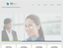 Tablet Screenshot of mpact-consulting.com